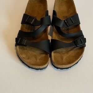 Birkenstock Black Triple Strap Sandals